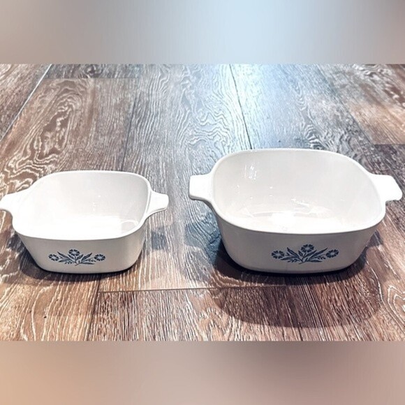 Vintage CorningWare CornFlower Bakeware Dish Set - Picture 3 of 14